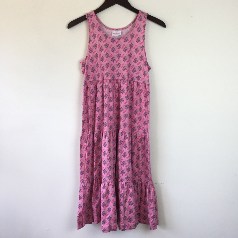 Hanna Andersson Pink Feather Twirl Dress 160 cm
